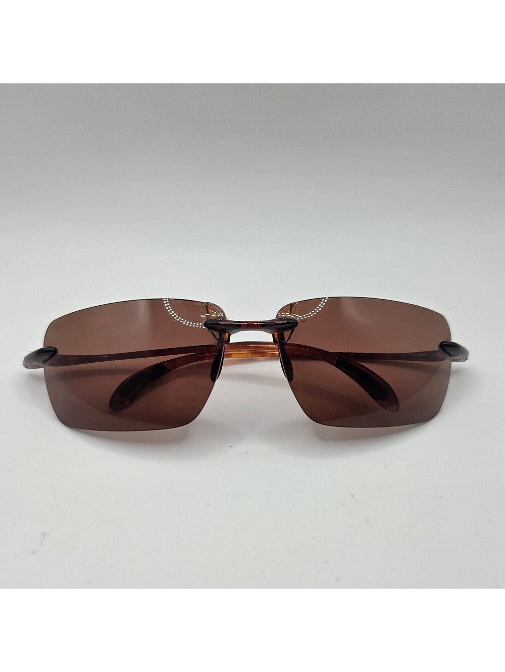 Costa Gulf Shore Rimless Sunglasses Tortoise Shell Brown Frame Brown GSH 10